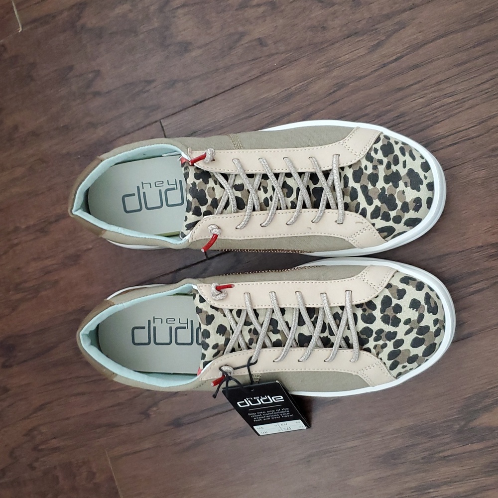Hey Dude Karina Beige Leopard